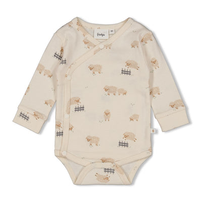 Feetje-Wickelbody AOP - Sleepy Sheepy