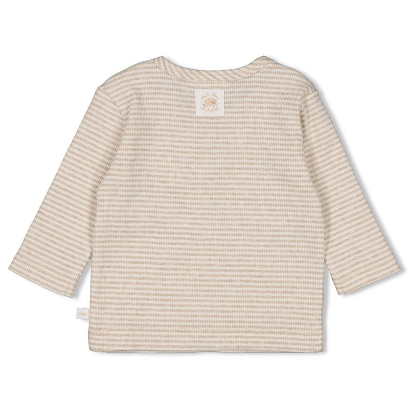 Feetje-Gerippte Longsleeve Ringel - Sleepy Sheepy