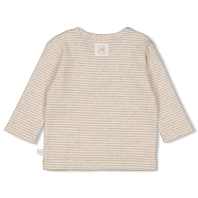 Feetje-Gerippte Longsleeve Ringel - Sleepy Sheepy