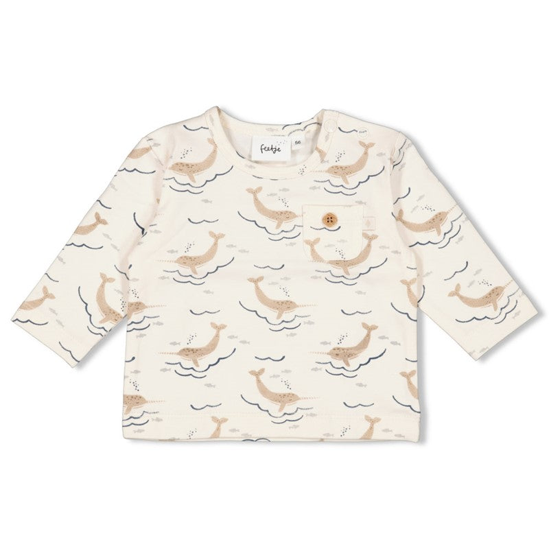 Feetje-Longsleeve AOP - Narwal