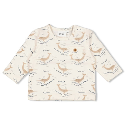 Feetje-Longsleeve AOP - Narwal