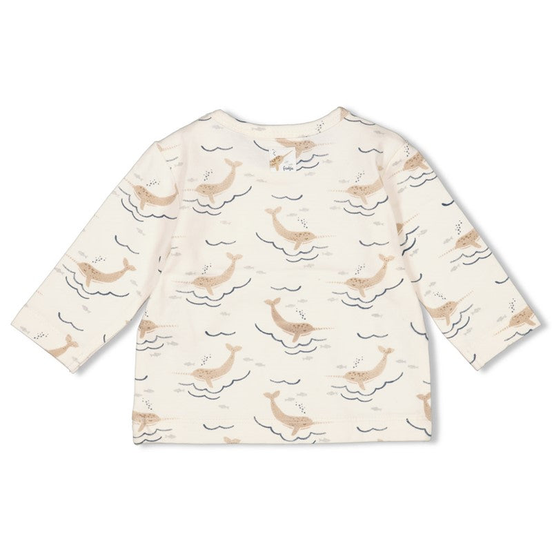 Feetje-Longsleeve AOP - Narwal