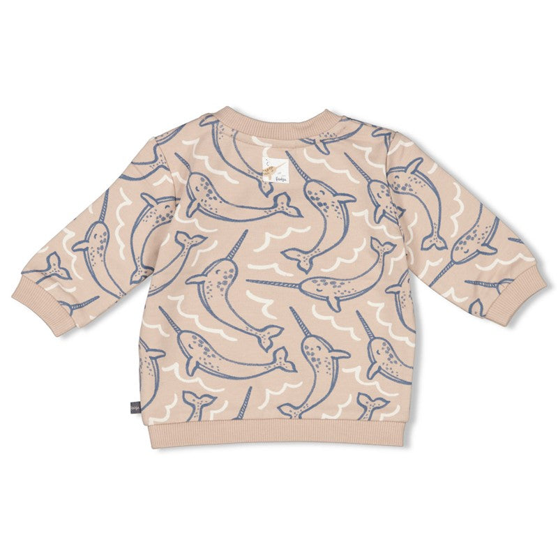Feetje-Sweater AOP - Narwal