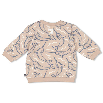 Feetje-Sweater AOP - Narwal
