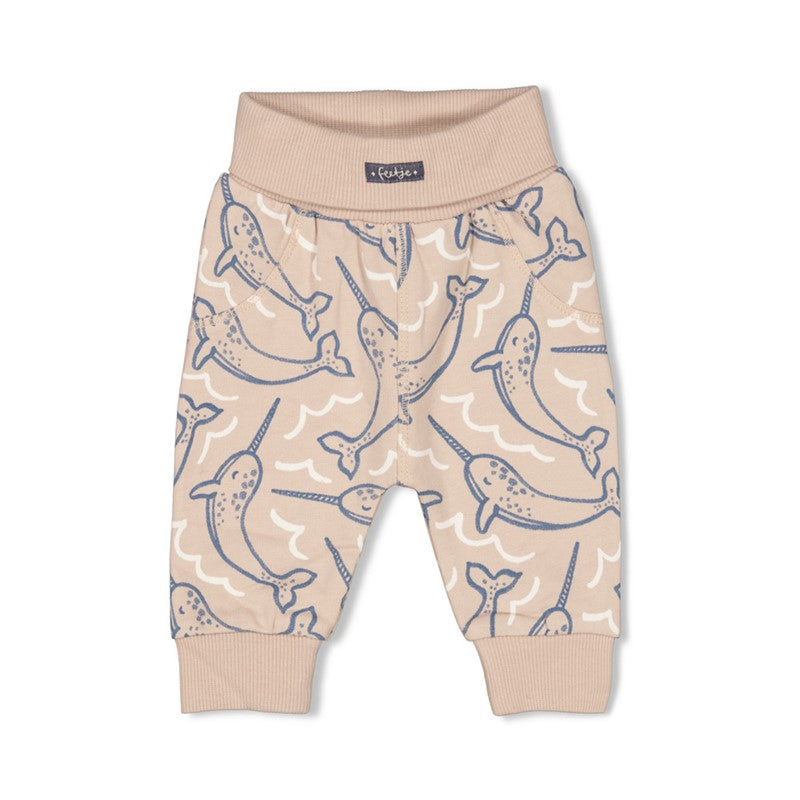 Feetje-Hose AOP - Narwal