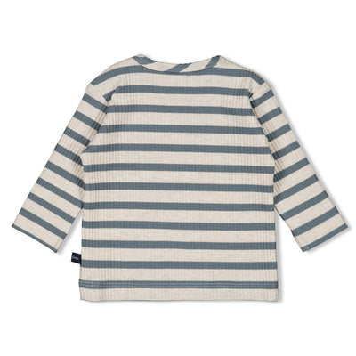 Feetje-Gerippte Longsleeve Ringel -  Let's Go!