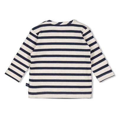 Feetje-Gerippte Longsleeve Ringel -  Let's Go!