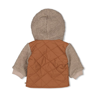 Feetje-Bouclé Jacke mit Kapuze - Wild World
