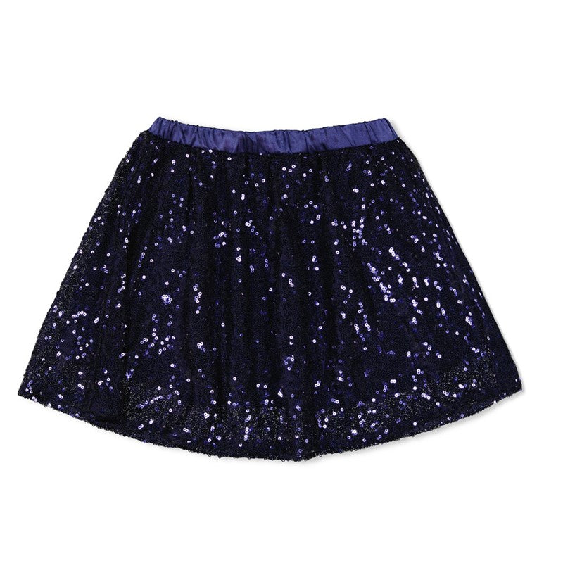 Jubel-Pailetten Rock - Wild Soul-Indigo