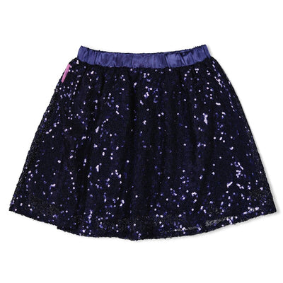 Jubel-Pailetten Rock - Wild Soul-Indigo