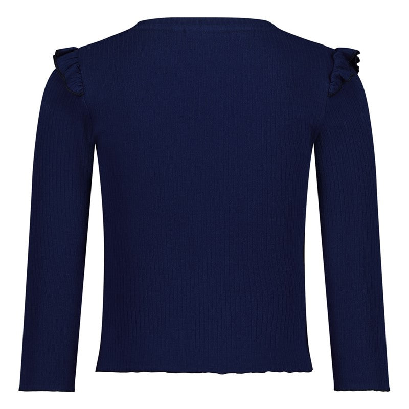 Jubel-Gerippte Longsleeve - Wild Soul-Indigo