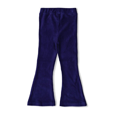 Jubel-Gerippte Schlaghose Samt - Wild Soul-Indigo