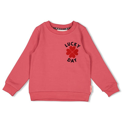 Jubel-Sweater - Queen Of Hearts-Rosa
