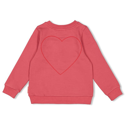 Jubel-Sweater - Queen Of Hearts-Rosa