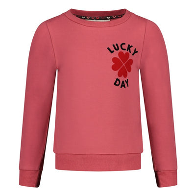 Jubel-Sweater - Queen Of Hearts-Rosa