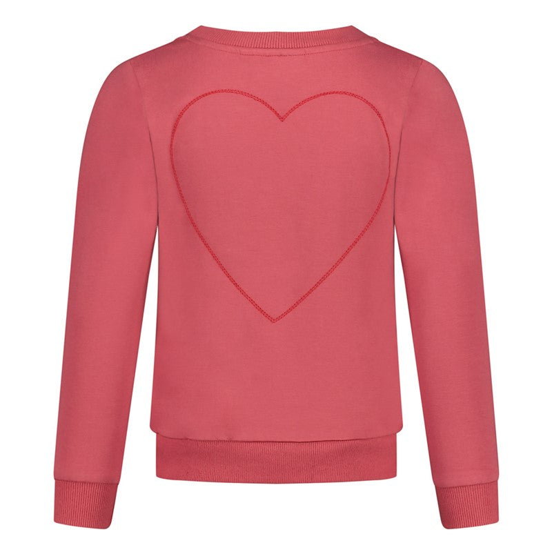 Jubel-Sweater - Queen Of Hearts-Rosa