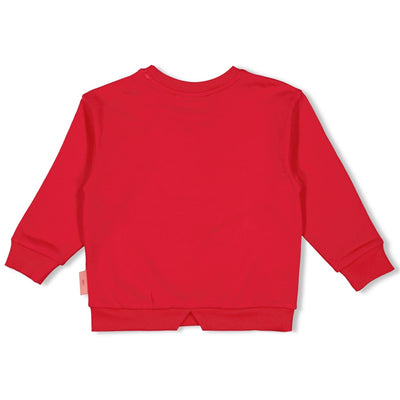 Jubel-Sweater - Queen Of Hearts-Rot
