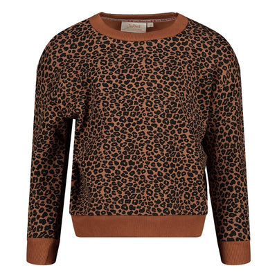 Jubel-Sweater AOP - Queen Of Hearts-Braun