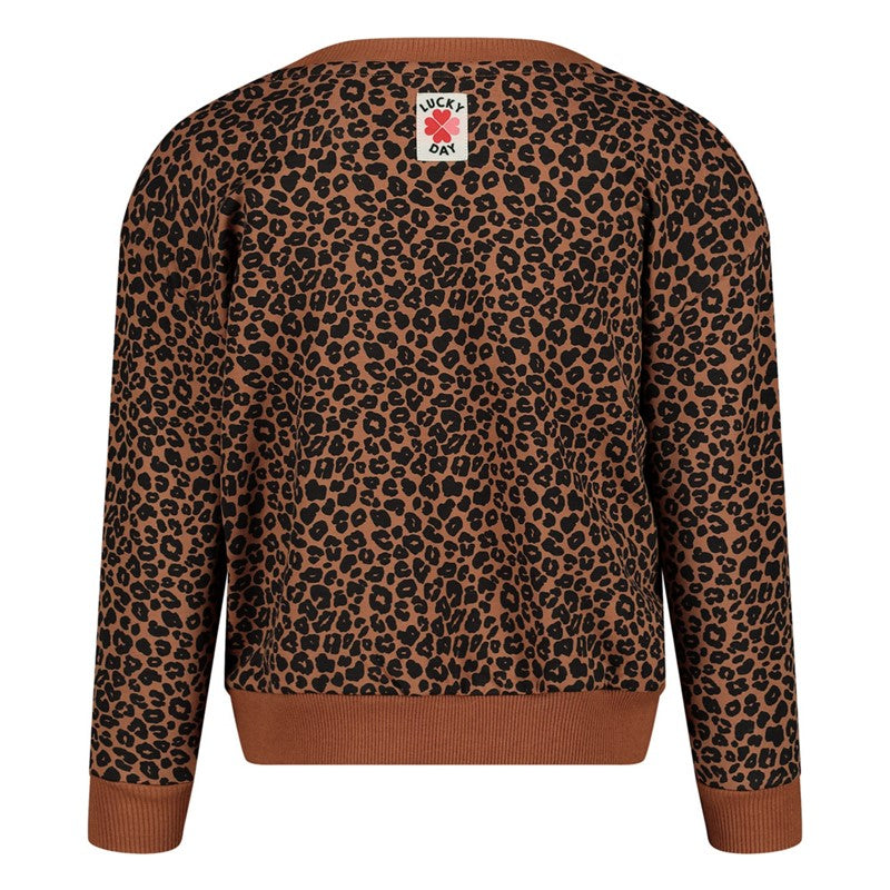 Jubel-Sweater AOP - Queen Of Hearts-Braun