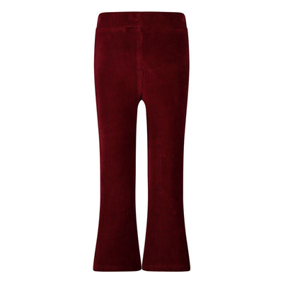 Jubel-Gerippte Schlaghose Samt - Queen Of Hearts-Bordeaux
