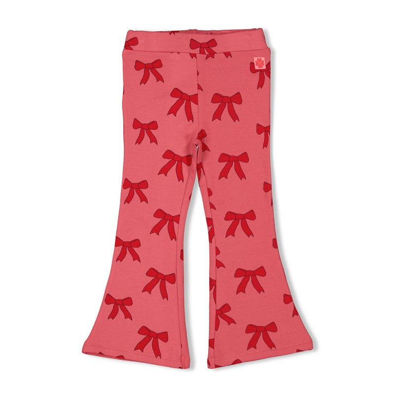 Jubel-Schlaghose AOP - Queen Of Hearts-Rosa