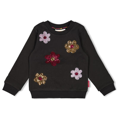 Jubel-Sweater AOP - Shine Bright-Anthrazit