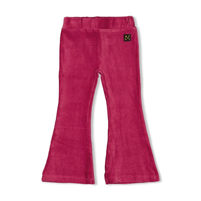 Jubel-Gerippte Schlaghose Samt - Shine Bright-Violet