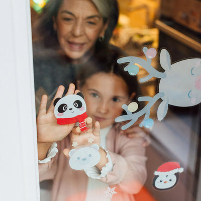 Set aus 70 Elektrostatischen Fensteraufklebern - Windo-Wow