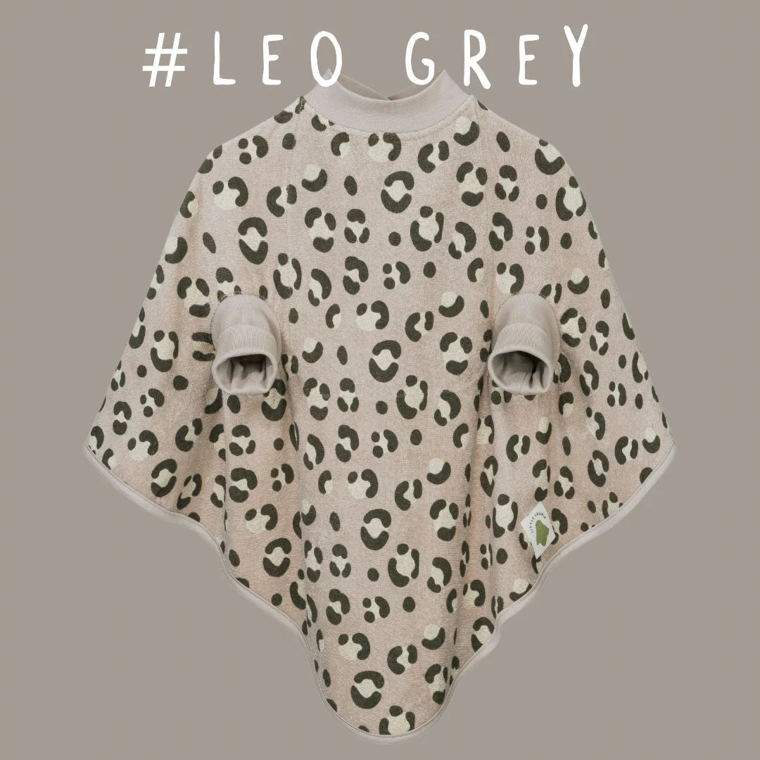 “Boo“-Frottee Waterproof-Leo grey