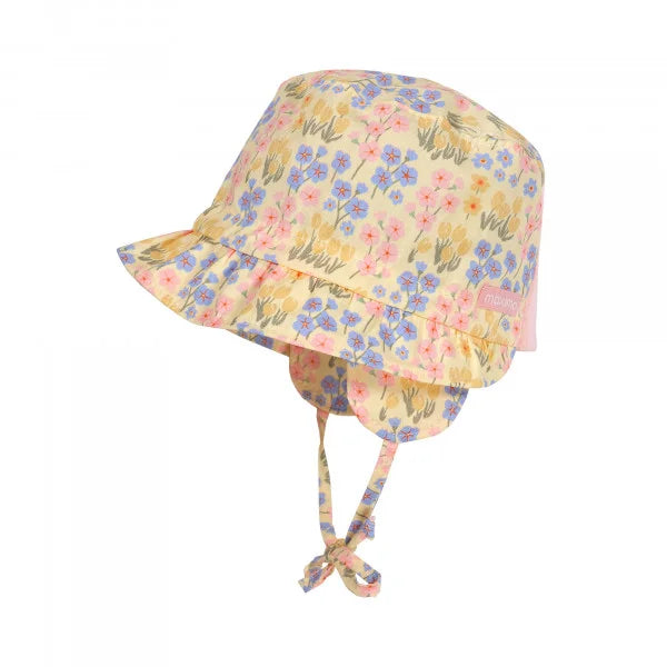 BABY GIRL-Hütchen,OhrenklappenHüte mit Schirm aus Baumwolle