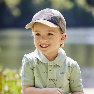 KIDS BOY-Cap, "dinosaur"Mütze, mit Schirm, aus Baumwollmischung