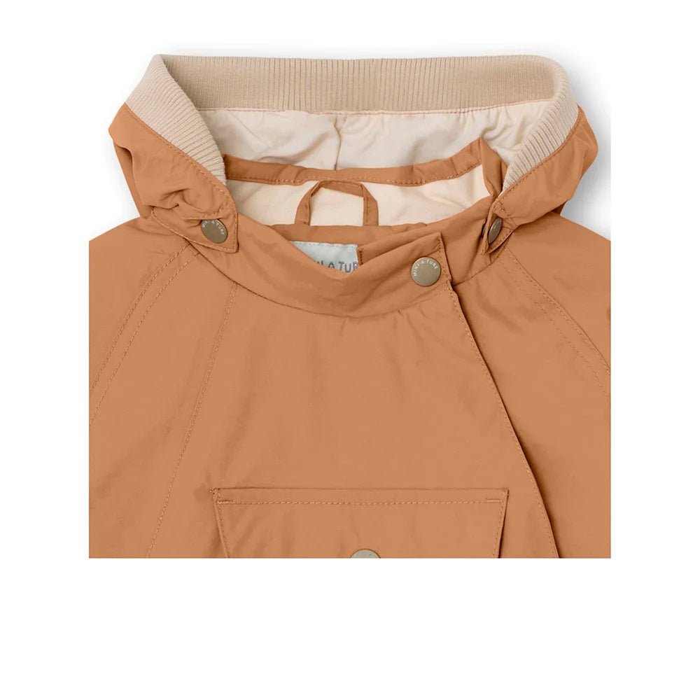 Mini A Ture - Wai fleece lined spring jacket. GRS - Sandstorm