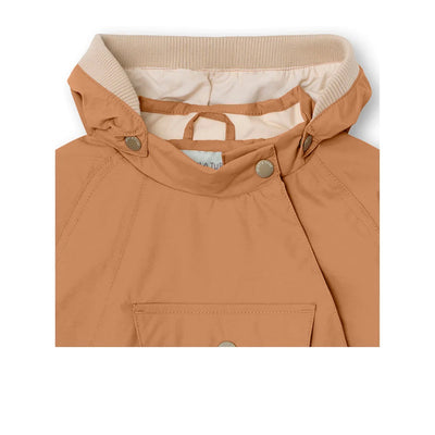 Mini A Ture - Wai fleece lined spring jacket. GRS - Sandstorm