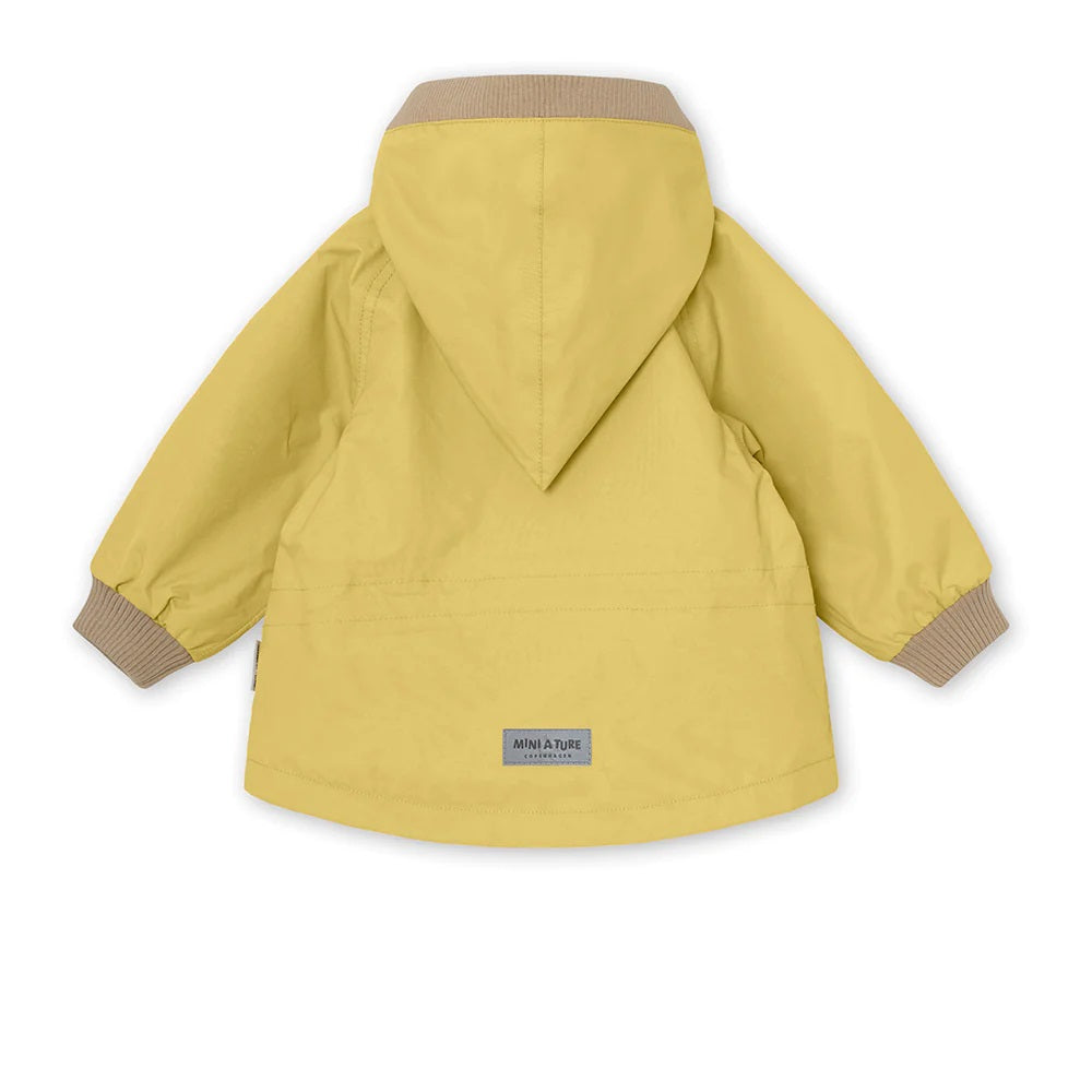 Mini A Ture - Wai fleece lined spring jacket. GRS - Dusky Citron