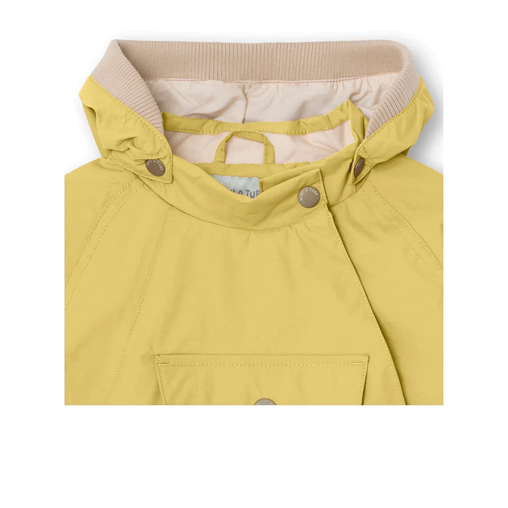 Mini A Ture - Wai fleece lined spring jacket. GRS - Dusky Citron