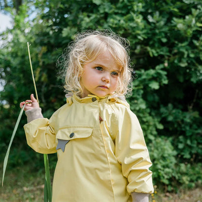 Mini A Ture - Wai fleece lined spring jacket. GRS - Dusky Citron