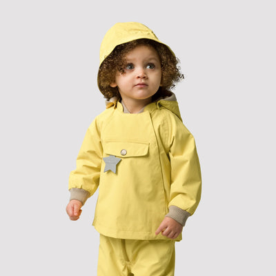 Mini A Ture - Wai fleece lined spring jacket. GRS - Dusky Citron