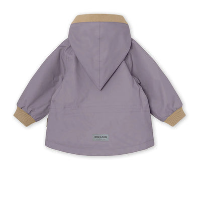 Mini A Ture - Wai fleece lined spring jacket. GRS - Minimal Lilac