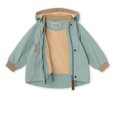 Mini A Ture - Wai fleece lined spring jacket. GRS - Gray Mist