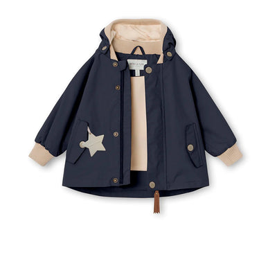 Mini A Ture - Wally fleece lined spring jacket. GRS - Ombre Blue