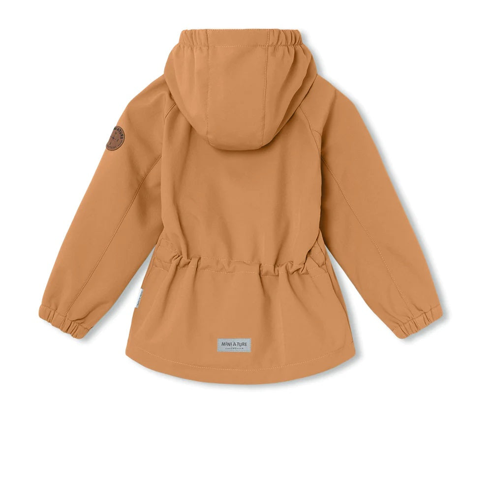 Mini A Ture - Aden spring softshell jacket - Almond Brown