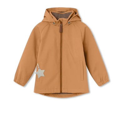 Mini A Ture - Aden spring softshell jacket - Almond Brown