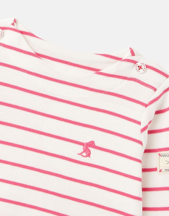 Tom Joule - Harbour Stripe - Organically Grown Jersey Top Up To 1 Month- 24 Months