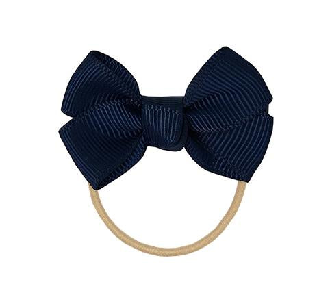 La Fillette - Estelle Haarschleife mit Gummiband in dunkelblau