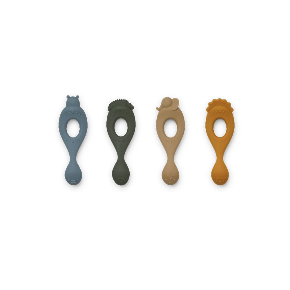 Liva Silicone Spoon 4 Pack