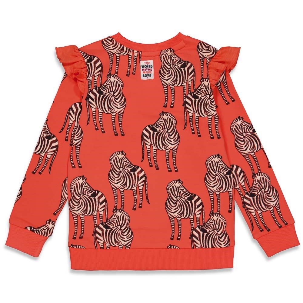 Sweater AOP - Blushing Zebra