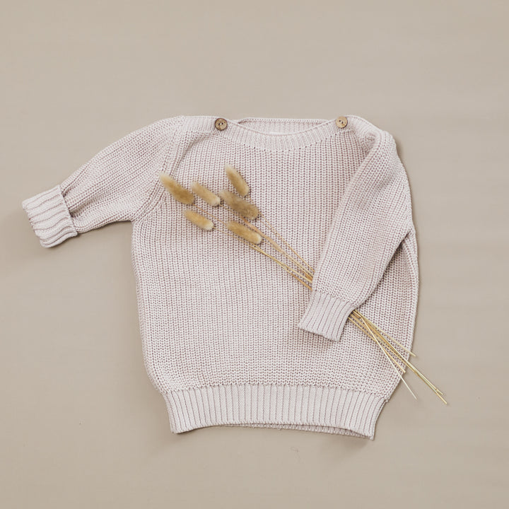 Cosy Roots-Organic Pulli - KNIT Collection-Sand