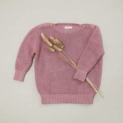 Cosy Roots-Organic Pulli - KNIT Collection-Dusty Rose