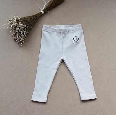 Cosy Roots-Organic Leggings - RIB Collection-Sand