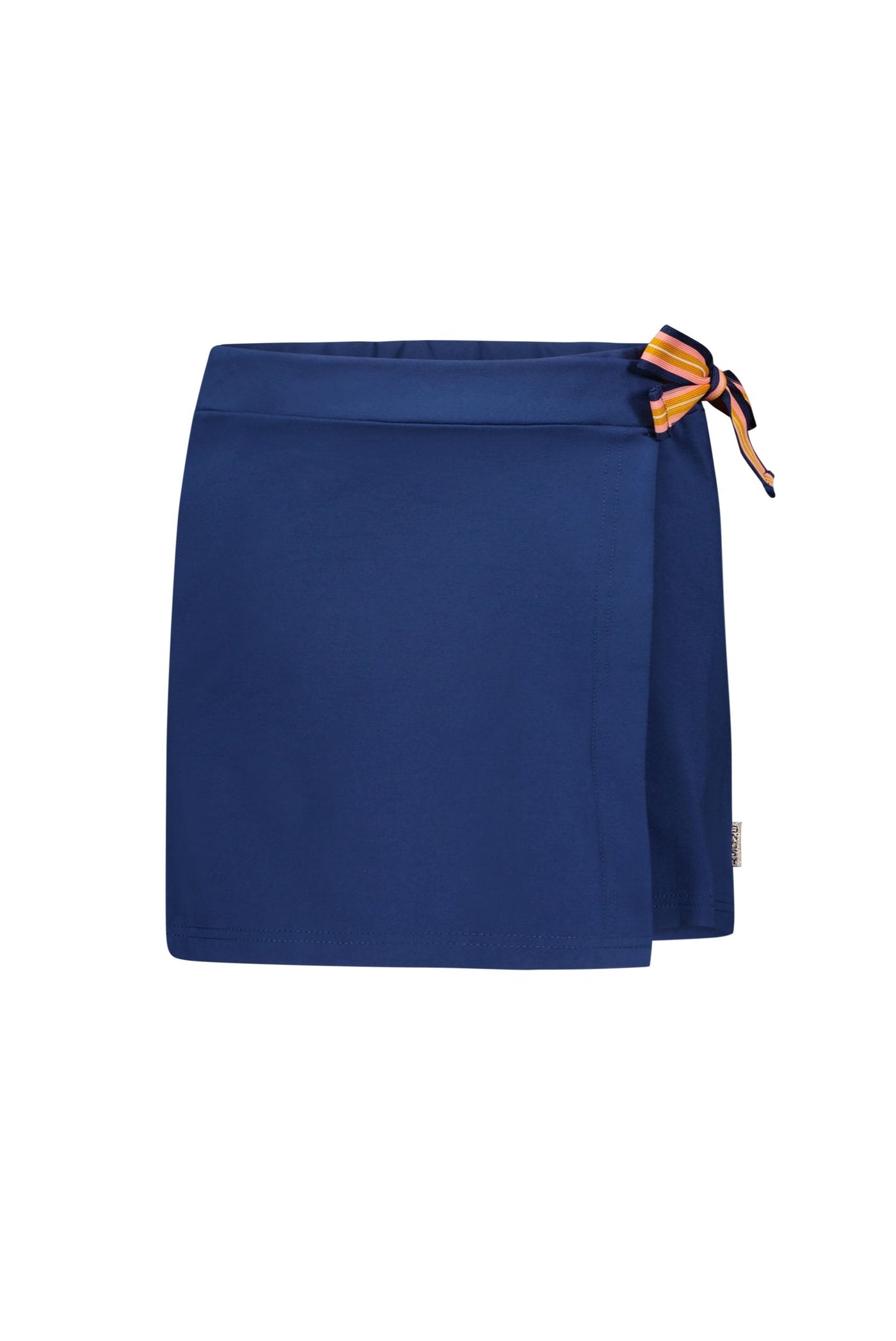 B-nosy - Girls sweat skirt with overlay-part and belt - night blue